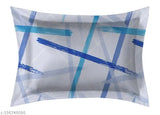 Glace Cotton checked double bed elastic fitted sheets (72x78 inches) & pillow covers (18x28 inches), ideal for summer, durable microfiber fabric, machine washable