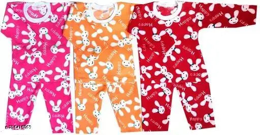 Wool three-quarter sleeve sweater and printed net dungaree dress for newborn babies, smart casual winter clothes from India