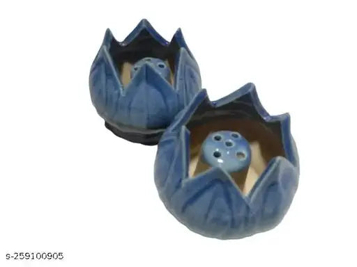 Multicolor ceramic incense stand (2.5*2.5*2.5 inch), perfect for temples, homes, offices, or festive decorations. Ideal for gifts, handcrafted in India