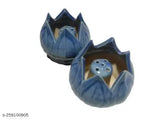 Multicolor ceramic incense stand (2.5*2.5*2.5 inch), perfect for temples, homes, offices, or festive decorations. Ideal for gifts, handcrafted in India