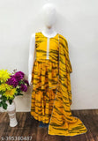 Georgette printed sharara and kurta set for girls, A-line palazzos and dupatta, ethnic Indian party wear