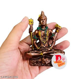 Resin Lord Shiva statue (7cmL x 3.5cmB x 8cmH), ideal for home office decor or gifting, found in India