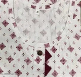 Trendy cotton kurti trouser set with dupatta, printed in vibrant Indian patterns (XXS only 1 kurti)