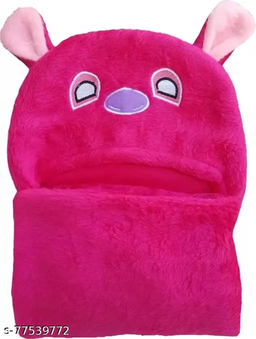 Microfiber net newborn baby hooded towel, ultra-soft flannel for warmth and comfort