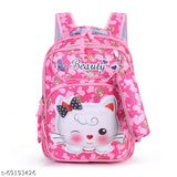 Dark Pink water-resistant Tinytot backpack, perfect for girls' school/college travel (18 inches, 26L), multiple compartments & pockets