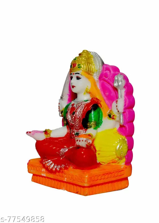 Multicolor, unbreakable Santoshi maa idol murti decorative showpiece, 11.5cm height
