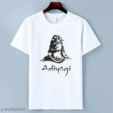 Adiyogi Lord Shiva printed polyester t-shirt, short sleeves, S-XXXL sizes available