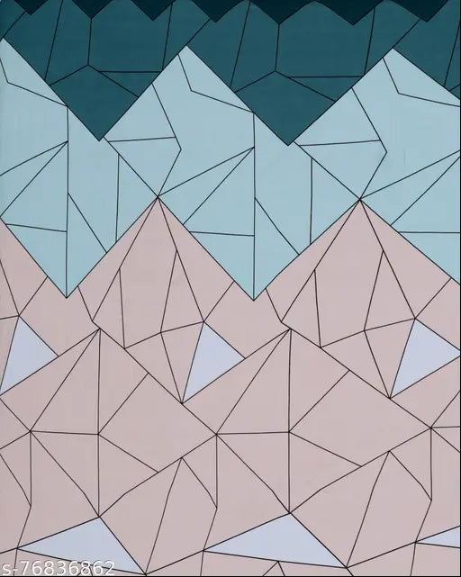 Maroon glace cotton flat sheet set with 2 pillow covers - superfine, skin-friendly, 3D printed, ideal for adult beds