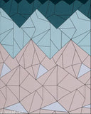 Maroon glace cotton flat sheet set with 2 pillow covers - superfine, skin-friendly, 3D printed, ideal for adult beds