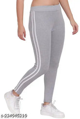 White cotton blend printed net jeggings for women, soft, stretchy, and comfortable with elastic closure and breathable fabric, suitable for outdoor or casual wear. Made in India