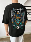 Men's extra large cotton t-shirt with Skell print, short sleeves, size XL, India origin