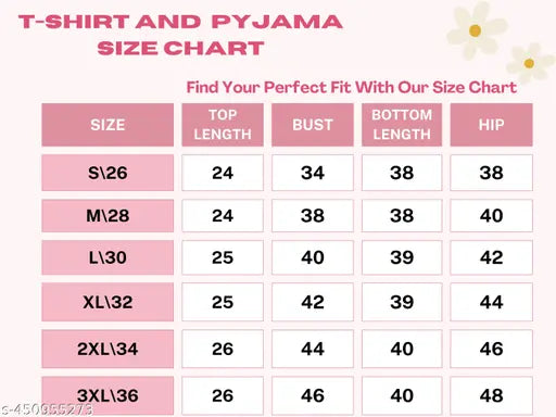 Polycotton women's loungewear set - solid night suit & pyjama, elastic waist, round neck top, three-quarter sleeves. Lounge wear for girls and women, India origin