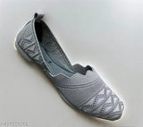 Solid canvas Punjabi Jutti ballerinas for women - slip-on, traditional Indian footwear