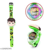 Glowing Ben10 action figure watch, disco music and blinking lights toy for kids, free size, made in India