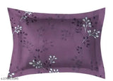 Glace cotton double king-size fitted bedsheet with elastic on corners, floral pattern, 2 pillow covers. Fresh bedroom decor accessory in 72x78 inches size