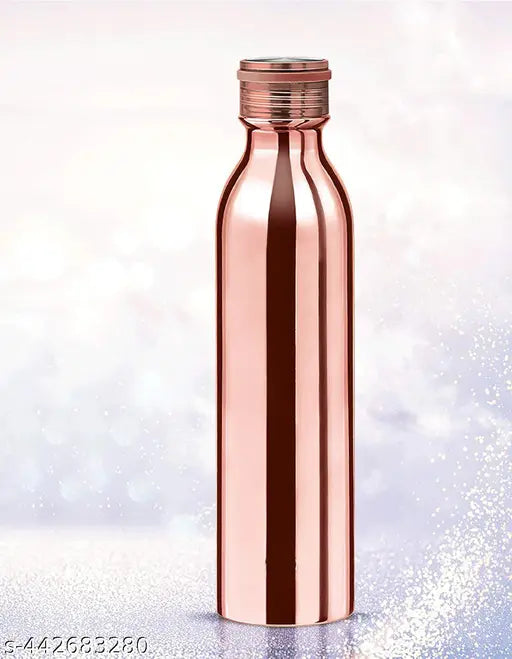 Rose Gold Stainless Steel Glitz Bottle, 1000ml - Daily use water bottle with leak-proof design, available in India