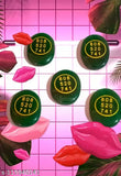 Green Crystal Feng Shui Showpieces - Swara Agate, Jade Aventurine (5 pack) for prosperity & good luck