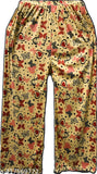 Cotton blend calf-length pyjamas, stylish sleepwear for women
