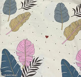 Trendy botanical 6Pcs cotton bedsheet set with double bedsheet (90x100), 2 pillow covers, 2 cushion covers, heart pillow cover, all with frill and filler. Ideal for adult double bed. Superfine quality flat sheets from J.B Trading company