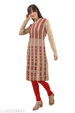 Woolen printed A-line Kurta, Christy's Collection women's long sleeve, featuring a combo of 2 sizes M/L/XL. Handcrafted Indian womenswear fashion