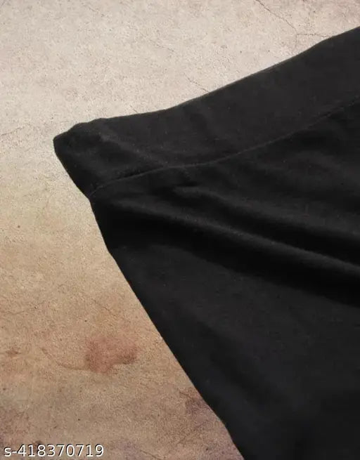 Women's black colorblocked cotton blend mini skirt for office, party, and casual. One size available: 26, 28, or 30