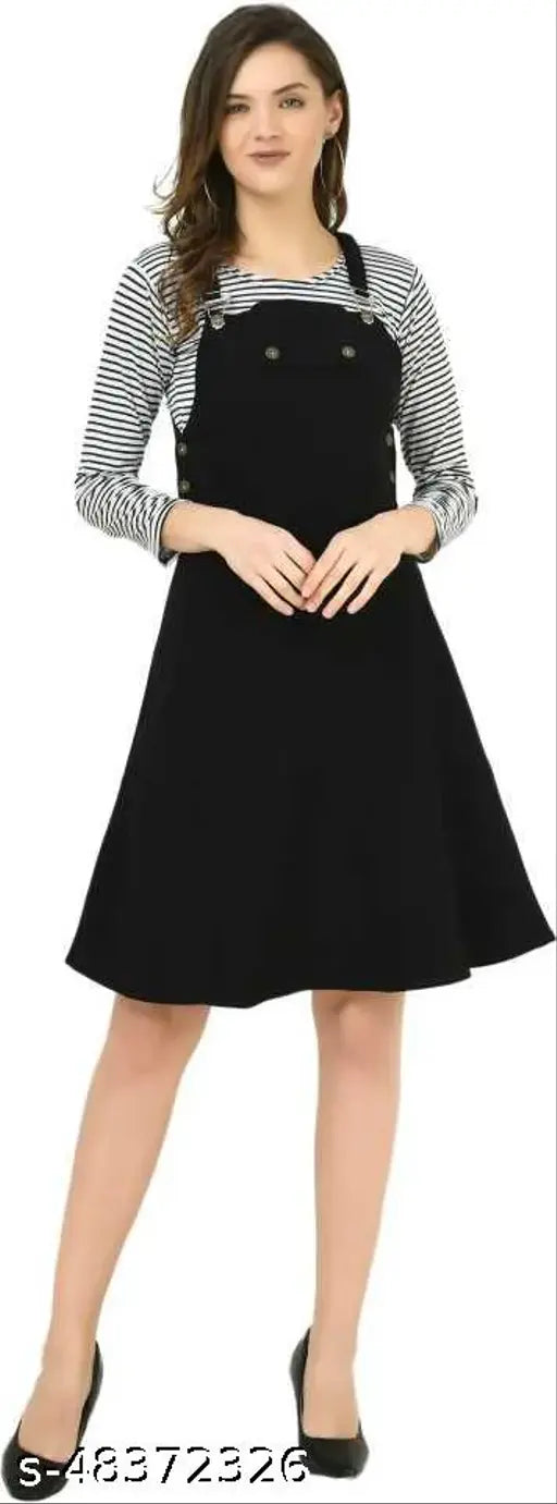 Cotton blend three-quarter sleeve women's jumpsuit with top, solid net pattern in classy style, size M (Bust 36", Waist 32")