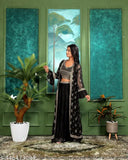 Georgette & Polycotton Havy Fox Kurta Set with Embroidery Stitched Blouse, sleeveless, Indian ethnic wear for women