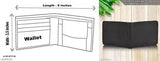 Faux leather wallet, free size, solid pattern, trendy men's accessory from India