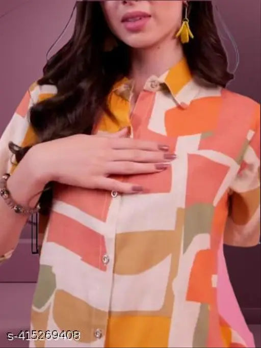 Natural rayon jumpsuit, abstract print for women, long sleeves, India-made fashion for girls and ladies