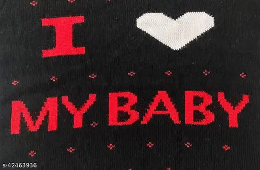 Acrylic embellished sweaters for boys and girls, cute soft feel infant wear, size 9-12 months, made in India