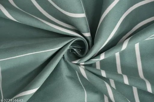 Glace cotton superfine checked double king flat sheets, ideal for summer, includes 2 pillow covers