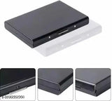 WaterResistant stainless steel debit/credit business card holder. Solid, sleek, and portable six-card holder for everyday use. Made in India