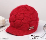 Wool skull cap, assorted colors pack, warm winter hat for women & girls, soft anti-allergic wool, perfect for snow skiing