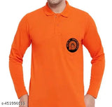 Indian Railway Orange Cotton Full-Sleeves Uniform with Pocket - M (Chest 38in, Length 28in)