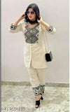 Lemon yellow viscose rayon women's kurta pant set with dupatta, printed net pattern, three-quarter sleeves, and A-line silhouette for office wear