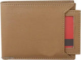 Royal Craft PU leather men's wallet, new designer trending style. Solid, detachable cardholder, ample storage. Made in India