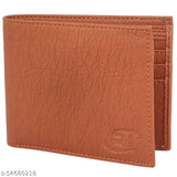 Solid canvas & leather bi-fold wallet, royal invention design, perfect for organizing essentials