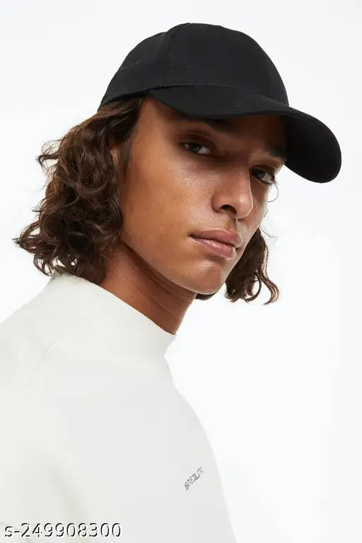 Stylish cotton baseball cap - trending, modern design for kids and adults, India-made onesize pack