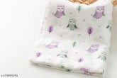 GOTS Certified organic bamboo cotton printed baby swaddle, soft and stylish for newborns