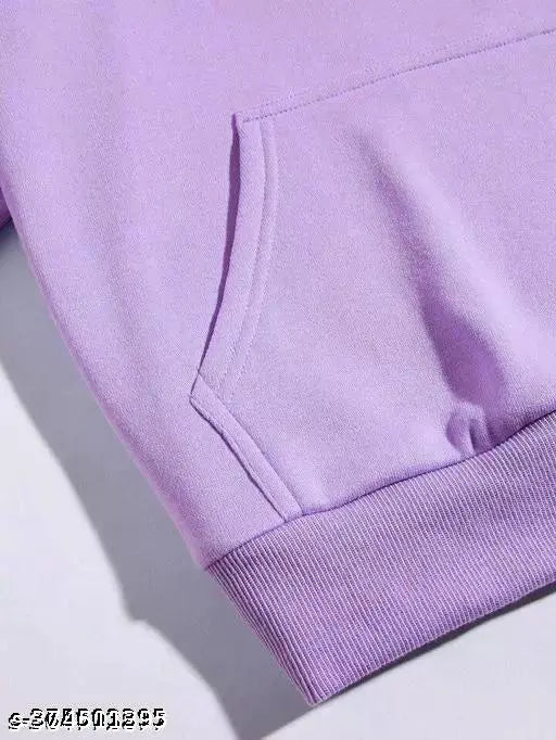 Fleece printed net Huddi for women & girls, long-sleeved fleece garment on hanger (S/Bust 32in, Lenght 20in)