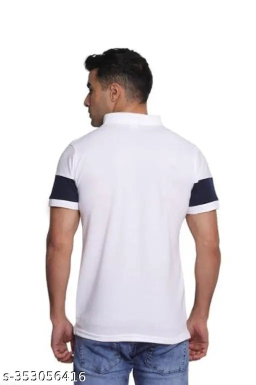 Striped cotton half-sleeve t-shirt, vibrant colors for partywear, made in India (M: 38in chest, 28in length)