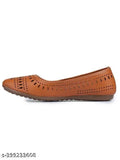 Synthetic Shirazee Fancy Belly, closed back Indian ballerina shoes in various sizes (IND-5 to IND-9)
