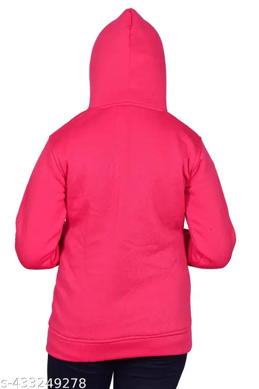 Woolen long-sleeve sweatshirt for girls aged 10-12 years, "Princess Comfy Girls" design from India