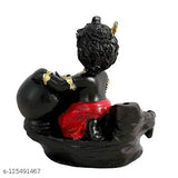 Red poly resin Natkhat Krishna Smoke Fountain, leasing waterfall smoke effect home decor