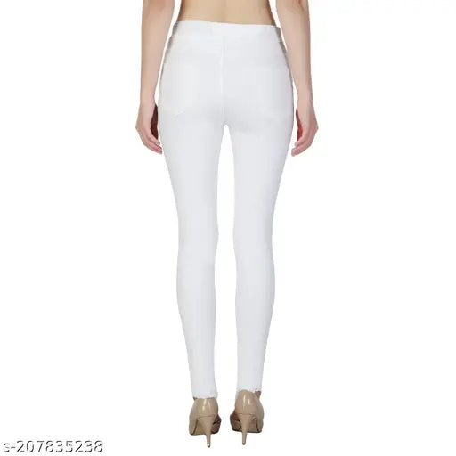 Colorful denim colorblocked jegging for slim fit, size 28/30/34/36/38 inches (India)