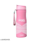 Pink stainless steel water bottle, 650ml - BPA free, leak-proof sports or school bottle