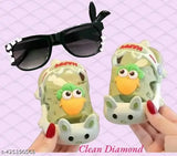 Rubber slippers for kids - solid net design, available in various sizes from 3-6 months to 6 years (India origin)