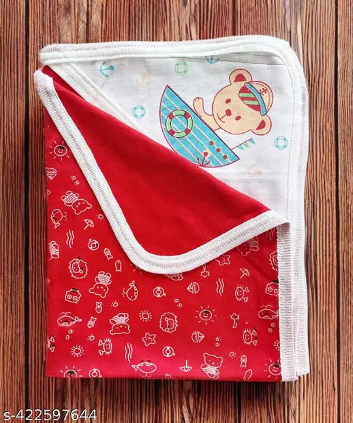 Soft cotton unisex sleeping bag baby blanket, pack of 1 - perfect for newborns, designed with animal prints and suitable for AC rooms