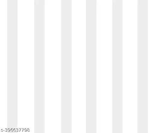 White cotton striped flat sheets set with two pillow covers, ideal for hotels, PG guest houses, and Oyo rooms (90X100)