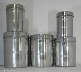 Stainless steel jumbo containers set of 5 PCs, 10cm x 15cm, Timeking Steels storage